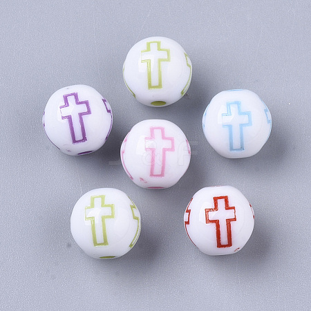 Craft Style Acrylic Beads MACR-S299-023-1