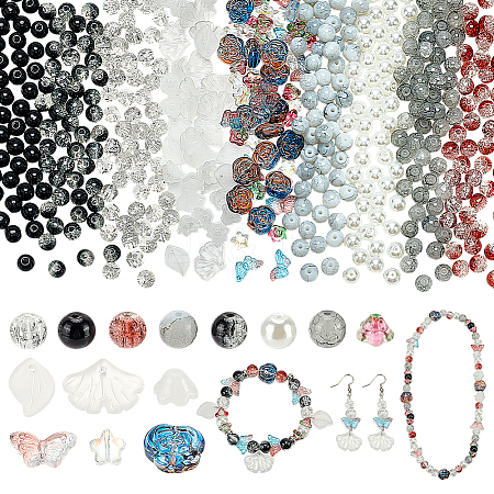 DIY Glass Beads Making Findings Kits DIY-PH0023-55-1