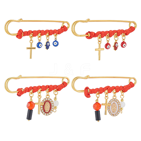 Stainless Steel Brooches JEWB-DR00027-1
