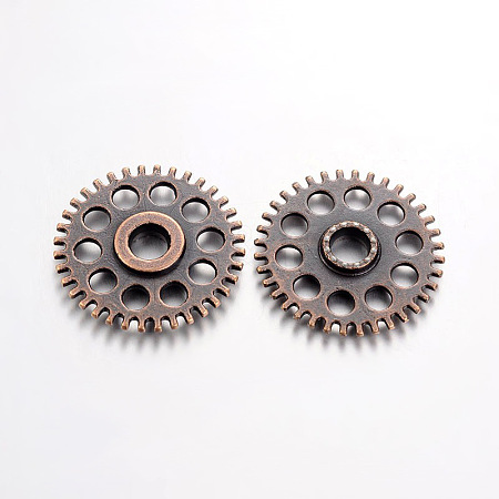 Tibetan Style Alloy Steampunk Chandelier Components LS-TIBE-5302-R-FF-1