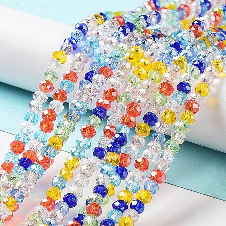 Glass Beads Strands EGLA-A034-M4mm-46-1