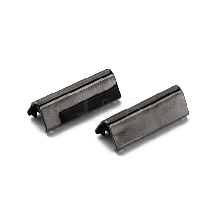 Brass Ribbon Crimp Ends KK-WH0046-34C-B-1