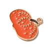 Thanksgiving Day Golden Tone Alloy Enamel Pendants ENAM-M002-02C-G-2