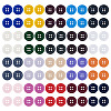 160Pcs 20 Colors 4-Hole Resin Buttons BUTT-TA0001-29C-2