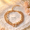 Iron Zinc Alloy Charm Multi-Strand Bracelets for Women NI2300-2-2