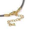 2MM Round Nylon Milan Cord Necklace Makings MAK-F038-C11-G-2
