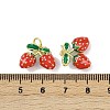 Brass Enamel Pendants KK-H072-18G-14-3