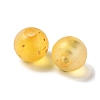 Frosted Transparent Acrylic Beads X1-OACR-F013-13I-2