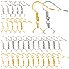 60Pcs 2 Colors 304 Stainless Steel Earring Hooks STAS-SC0010-73-1