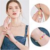 Transparent Spray Painted Glass Beads GLAA-FH0001-18-5
