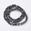 Electroplate Opaque Glass Beads Strands LS-EGLA-A034-P4mm-S02-2