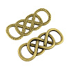 Tibetan Style Alloy Links connectors TIBE-S228-AB-FF-1