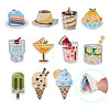 22Pcs 11 Style Summer Theme Food Computerized Embroidery Cloth Self Adhesive Patches DIY-BT0001-56-11