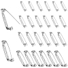 120Pcs 4 Styles Iron Brooch Findings IFIN-SP0001-33P-1