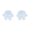 6-Petal Imitation Jelly Acrylic Bead Caps JACR-T002-02C-3