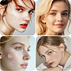 6 Sheets 3 Styles Acrylic Rhinestone Face Body Stickers AJEW-SP0002-68B-5