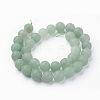 Natural Green Aventurine Bead Strands G-G735-63F-12mm-2