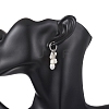 Rice Natural Pearl Hoop Earrings EJEW-JE06933-02-2