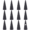 Fingerinspire 12Pcs Wooden Finger Ring Display Stands RDIS-FG0001-25-1