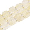 Natural Lemon Quartz(Heated) Beads Strands G-T138-26A-05-4