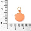 304 Stainless Steel Enamel Pendants SA-CBA5B21-02G-3