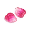 Two-Tone Transparent Glass Charms GLAA-H016-15C-2