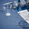 120Pcs 304 Stainless Steel Leverback Earring Findings STAS-ME0001-05-5