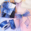 3 Rolls Polyester Organza Ribbons SRIB-TA0001-26A-7