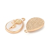 Natural Freshwater Shell Flower Pendants BSHE-Z003-36KCG-2
