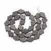 Electroplate Non-magnetic Synthetic Hematite Beads G-N0321-09-3