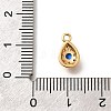 Brass Micro Pave Cubic Zirconia Pendants KK-K294-10G-3