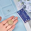 2Pcs 925 Sterling Silver Spring Gate Rings STER-SC0001-36A-3