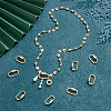 12Pcs Alloy Screw Carabiner Lock Charms FIND-UN0010-22G-2