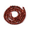 Natural Red Jasper Beads Strands G-N342-130-2