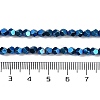 Electroplated Synthetic Non-magnetic Hematite Beads Strands G-A234-G03-01A-4