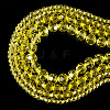4 Strands 4 Styles Transparent Glass Bead Strands GLAA-TA0002-56B-2