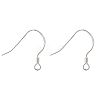 925 Sterling Silver Earring Hooks X-STER-K167-049A-S-1