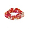 Lip Computerized Embroidery Cloth Iron On Patches FIND-WH0094-16A-01-1