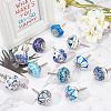 6Pcs 3 Styles Printing Porcelain Drawer Knobs FIND-GA0001-29B-5