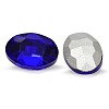 Faceted Oval Glass Pointed Back Rhinestone Cabochons RGLA-A010-10x14mm-S06-2