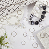 120Pcs 2 Styles Iron Split Key Rings FIND-SC0013-32P-4