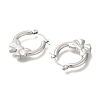 304 Stainless Steel Bowknot Hoop Earrings for Women EJEW-S227-64P-2