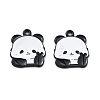 Panda Theme Alloy Enamel Pendants ENAM-F150-03-1
