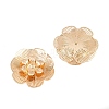 Brass Filigree Cabochons KK-CBACEE9-02D-KCG-2