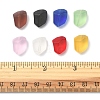 32Pcs 8 Colors Transparent Frosted Glass Beads Strands GLAA-FS0001-60-6
