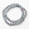 Electroplate Glass Bead Strands EGLA-J138-A-FR02-2