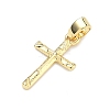 Brass Pendants KK-P350-11G-02-2