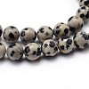 Natural Dalmatian Jasper Round Bead Strands X-G-J303-19-6mm-3