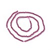 Faceted Glass Beads Strands X-G-F619-09D-2mm-2