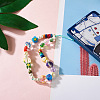 Kissitty 30Pcs 15 Style Transparent Glass Enamel Beads GLAA-KS0001-09-9